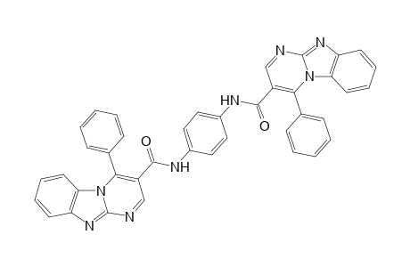 N,N'-(1,4-Phenylene)bis(4-phenylbenzo[4,5]imidazo[1,2-a]-pyrimidine-3-carboxamide)
