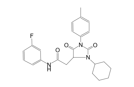 4-imidazolidineacetamide, 3-cyclohexyl-N-(3-fluorophenyl)-1-(4-methylphenyl)-2,5-dioxo-