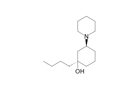 trans-1-Butyl-3-piperidinocyclohexanol