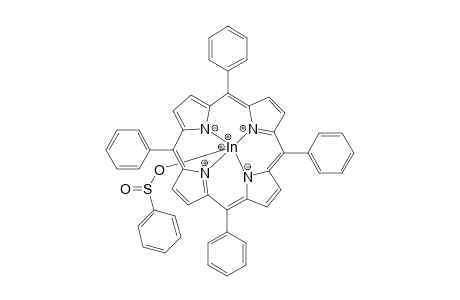 Indium, (benzenesulfinato-O)[5,10,15,20-tetraphenyl-21H,23H-porphinato(2-)-N21,N22,N23,N24]-, (SP-5-12)-