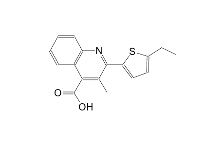2-(5-ethyl-2-thienyl)-3-methyl-4-quinolinecarboxylic acid