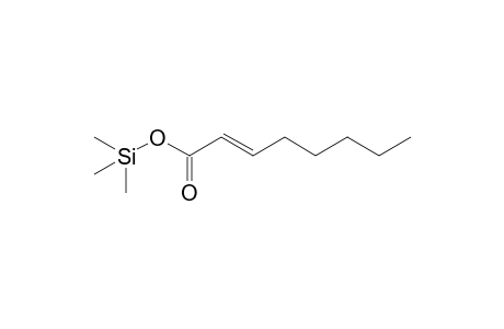 (E)-2-octenoic acid trimethylsilyl ester