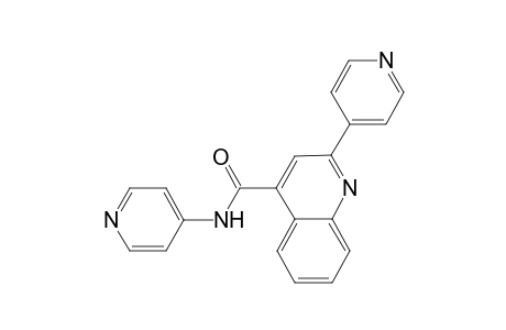 4-Quinolinecarboxamide, N,2-di(4-pyridinyl)-