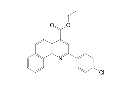 Ethyl 2-[4-chlorophenyl]-7,8-benzocinchoninate