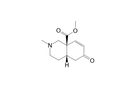 CIS-N-METHYL-ISOQUINOLIDIN-8-EN-7-ONE-10-CARBOXYLATE