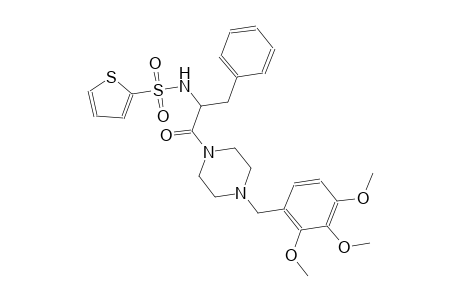 2-thiophenesulfonamide, N-[2-oxo-1-(phenylmethyl)-2-[4-[(2,3,4-trimethoxyphenyl)methyl]-1-piperazinyl]ethyl]-