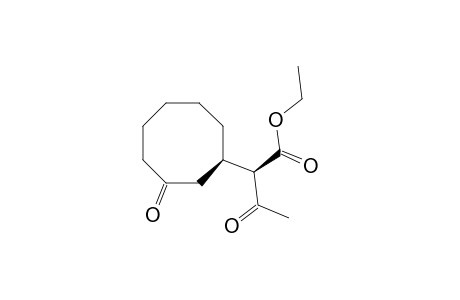 Ethyl ester of (R*,R*)-.alpha.-acetyl-3-oxo-cyclooctaneacetic acid