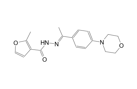 2-methyl-N'-{(E)-1-[4-(4-morpholinyl)phenyl]ethylidene}-3-furohydrazide