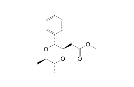 Methyl [(2R,3R,5R,6R)-5,6-dimethyl-3-phenyl-1,4-dioxan-2-yl]acetate