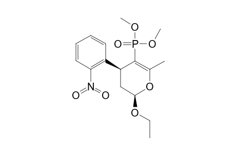 5-(DIMETHOXYPHOSPHORYL)-2-ETHOXY-3,4-DIHYDRO-6-METHYL-4-(2-NITROPHENYL)-2H-PYRAN;CIS-ISOMER