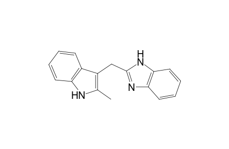 1H-Benzoimidazole, 2-(2-methyl-1H-indol-3-ylmethyl)-