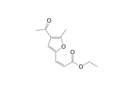 Ethyl (Z)-3-[4'-acetyl-5'-methyl-2'-furyl]propenoate