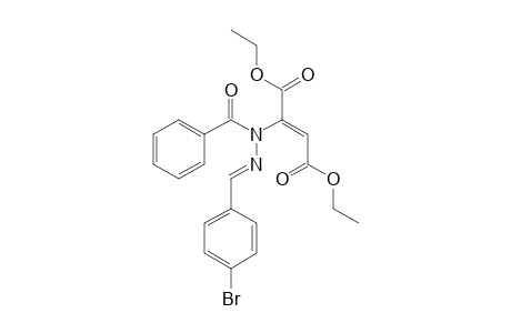 Diethyl 2-[(E)-1-Benzoyl-2-(4-bromobenzylidene)hydrazinyl]fumarate