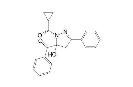 (5-Benzoyl-5-hydroxy-3-phenyl-4,5-dihydro-1H-pyrazol-1-yl)(cyclopropyl)- methanone