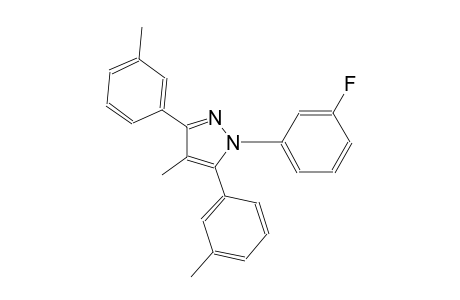 1-(3-fluorophenyl)-4-methyl-3,5-bis(3-methylphenyl)-1H-pyrazole