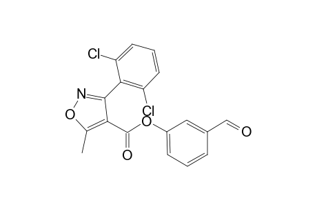 Isoxazole-4-carboxylic acid, 3-(2,6-dichlorophenyl)-5-methyl-, 3-formylphenyl ester