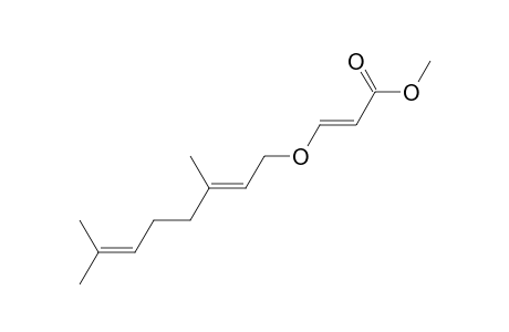 Methyl (E)-3-{[(E)-3,7-Dimethylocta-2,6-dien-1-yl]oxy}acrylate