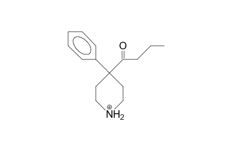 4-Phenyl-4-butyryl-piperidinium cation