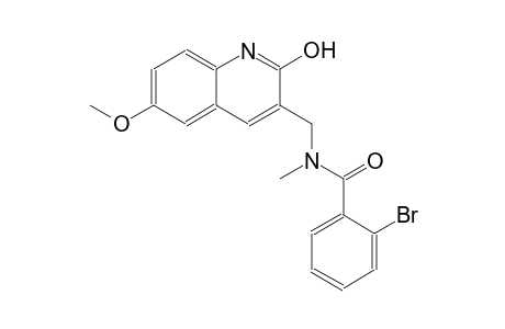 2-bromo-N-[(2-hydroxy-6-methoxy-3-quinolinyl)methyl]-N-methylbenzamide