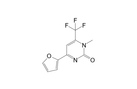 4-(Furan-2-yl)-1-methyl-6-(trifluoromethyl)pyrimidin-2(1H)-one