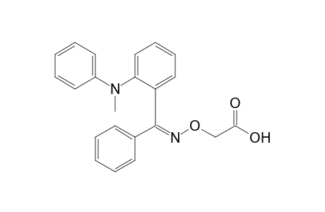2-[({1-[2-(Methylanilino)phenyl]-1-phenylmethylidene}amino)oxy]acetic acid