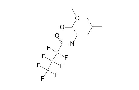 L-Leucine, N-heptafluorobutyryl-, methyl ester