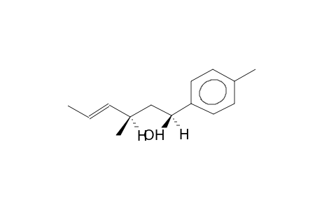 ERYTHRO-4-(1-HYDROXY-3-METHYLHEX-4E-ENYL)TOLUENE