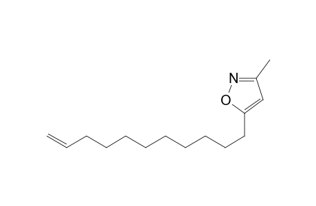 5-(10-Undecenyl)-3-methylisoxazole