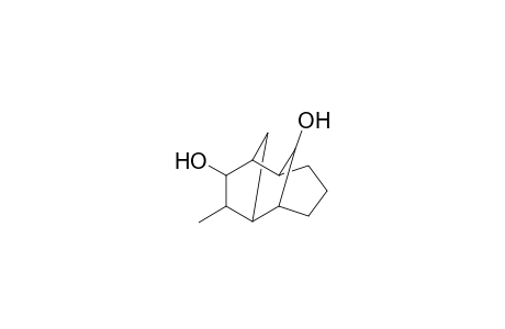 4endo-Methyl-anti-tricyclo[4.3.1.1(2,5)]undecan-3exo,10endo-diol