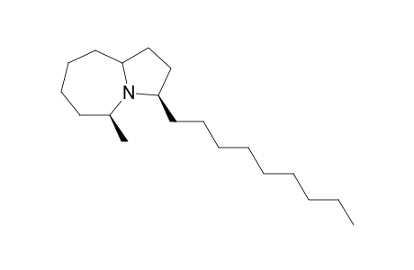 (3R,5S)-5-methyl-3-nonyl-2,3,5,6,7,8,9,9a-octahydro-1H-pyrrolo[1,2-a]azepine