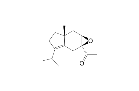 1-((1aS,5aR,6aR)-3-Isopropyl-5a-methyl-2,4,5,5a,6,6ahexahydro-1-oxa-cyclopropa[f]inden-1a-yl)-ethanone