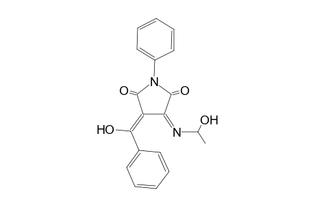 1-Phenyl-3-[2'-(hydroxyethyl)imino]-4-[phenyl(hydroxy)methylidene]pyrrolidine-2,5-dione