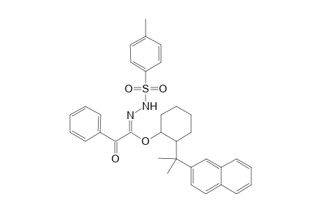 2-[1'-Methyl-1'-(2"-naphthyl)ethyl]cyclohexyl 2-oxo-2-phenylacetate - tosylhydrazone