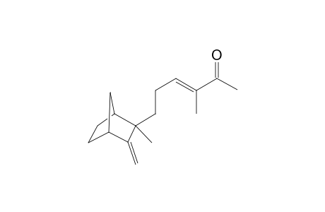 (3E)-3-Methyl-6-(2-methyl-3-methylidenebicyclo[2.2.1]hept-2-yl)hex-3-en-2-one