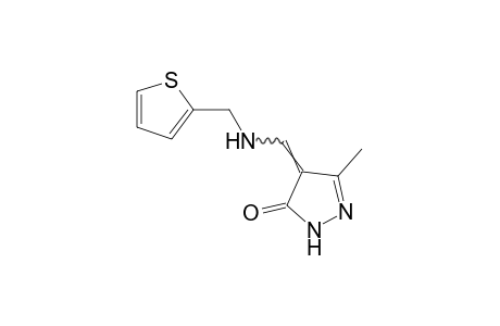 3-methyl-4-{[(2-thenyl)amino]methylene}-2-pyrazolin-5-one