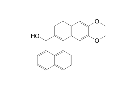 [6,7-Dimethoxy-1-(1-naphthyl)-3,4-dihydronaphthalene-2-yl]methanol