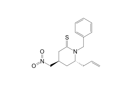 trans 6-Allyl-1-benzyl-4-nitromethylpiperidine-2-thione