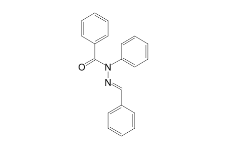 Benzoic acid, N-phenyl-N'-(phenylmethylidene)hydrazide