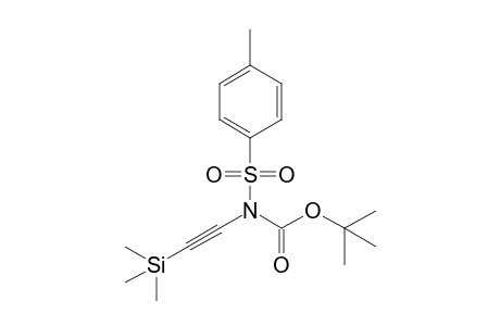 t-Butyl (p-methylphenyl)sulfonyl-[(trimethylsilyl)ethynyl]-carbamate