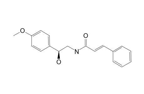 AEGELINE;N-2-HYDROXY-2-(4-METHOXYPHENYL)-ETHYLCINNAMAMIDE