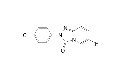 2-p-Chlorophenyl-6-fluoro-2H-[1,2,4]triazolo[4,3-a]pyridin-3-one