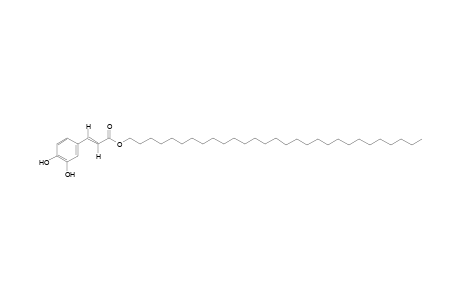 3,4-Dihydroxy-trans-cinnamic acid nonacosanylester [nonacosanyl caffeate]