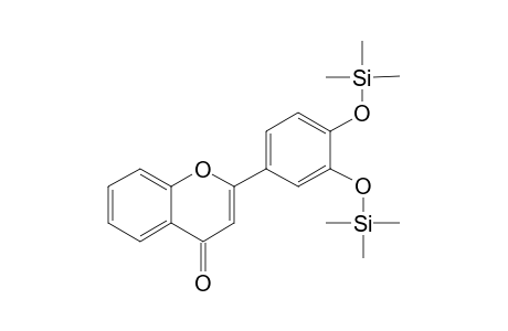 Flavone <3',4'-dihydroxy->, di-TMS