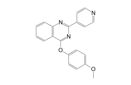 4-(4-methoxyphenoxy)-2-(4-pyridinyl)quinazoline