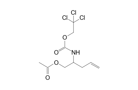 Acetic acid 2-(2,2,2-trichloroethoxycarbonylamino)-pent-4-enyl ester