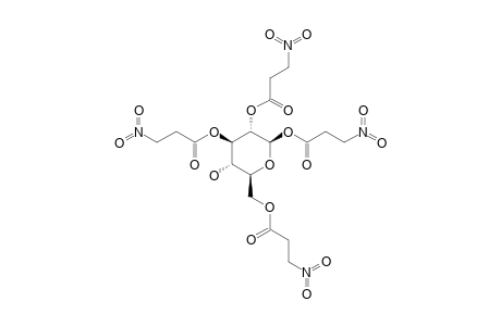 1,2,3,6-TETRAKIS-O-(3-NITROPROPANOYL)-BETA-D-GLUCOPYRANOSIDE