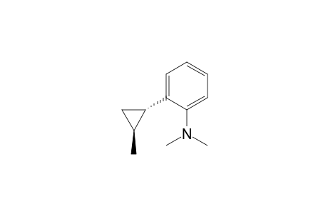 (+)-(1's,2's)-N-N-dimethyl-2-(2'-methylcyclopropyl)aniline