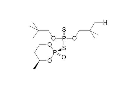 CIS-2-S(DINEOPENTYLOXYTHIOPHOSPHORYL)-2-OXO-4-METHYL-1,3,2-DIOXAPHOSPHORINAN