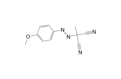 2-[(E)-(4-Methoxyphenyl)diazenyl]-2-methylmalononitrile