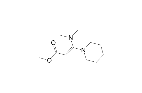 2-Propenoic acid, 3-(dimethylamino)-3-(1-piperidinyl)-, methyl ester